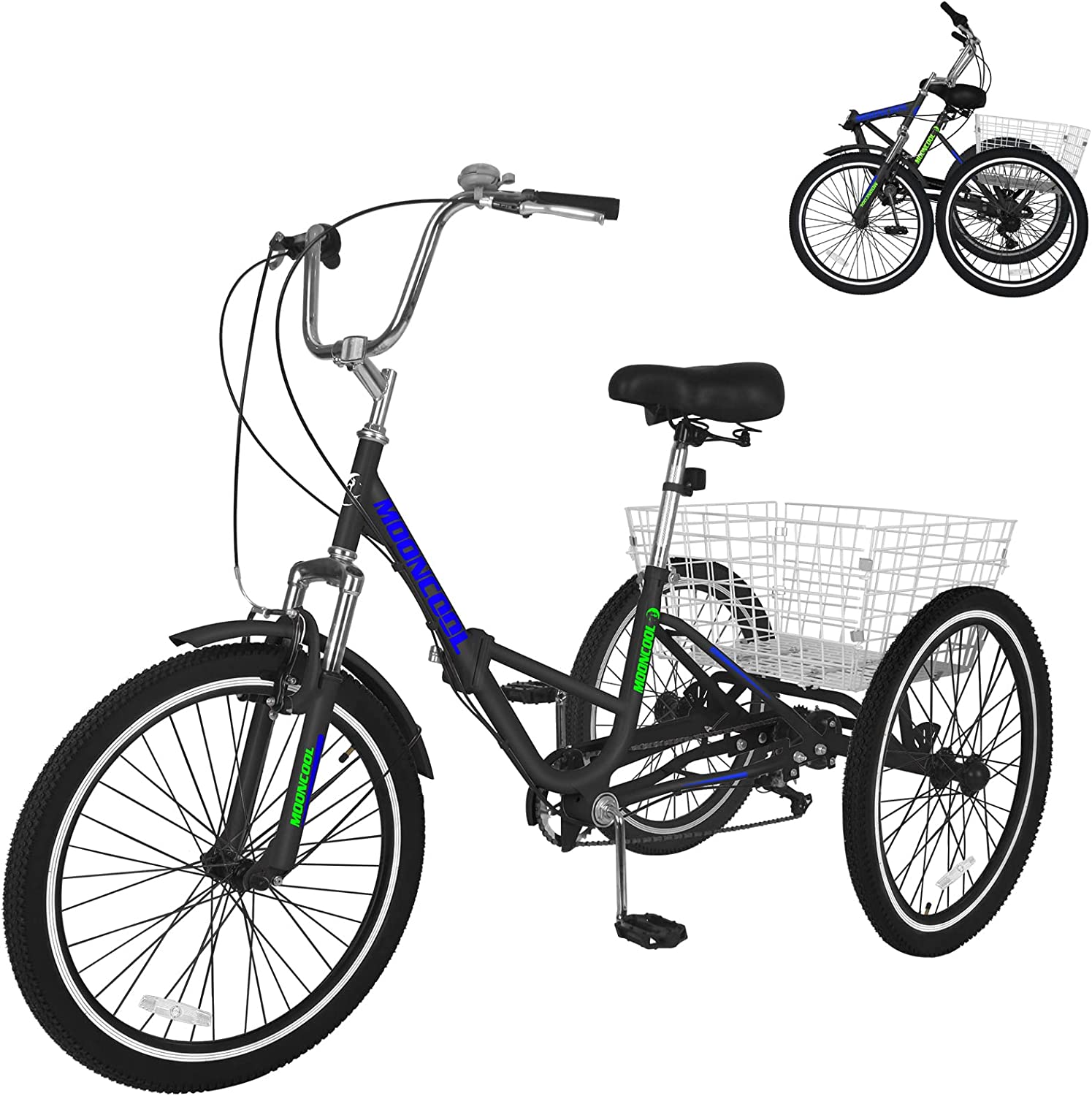 ABORON Folding Adults Tricycle 202426 inch 7
