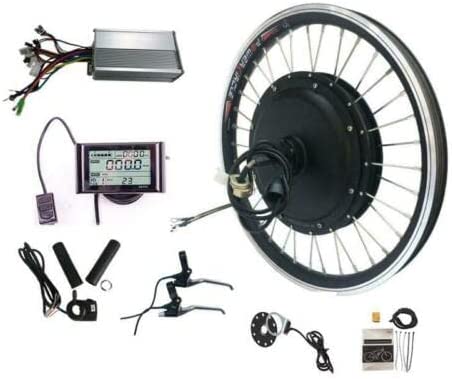 E-Bike 48V 1000W 700c Bike Front Wheel Conversion Kit, Hub Motor with LCD