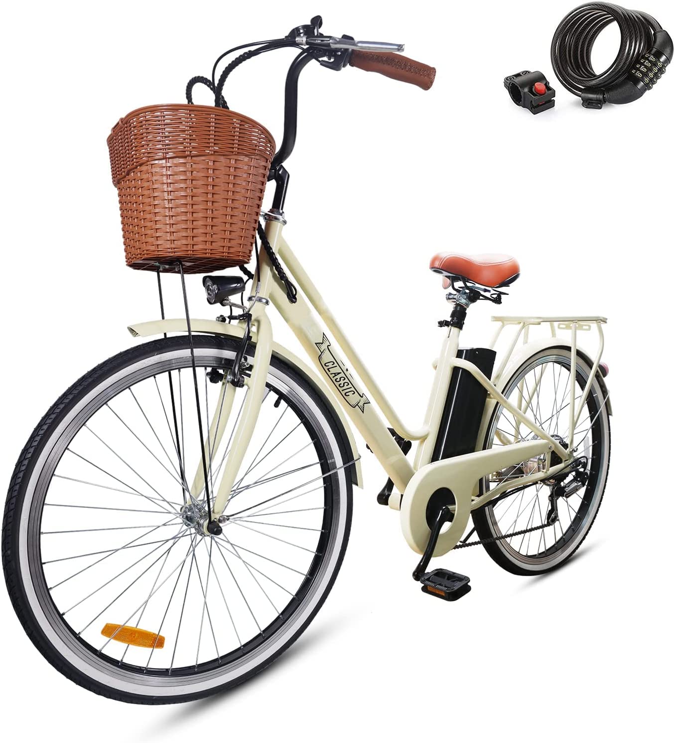 NAKTO Electric Bike for Adults 26 250350W Electric Bicycle