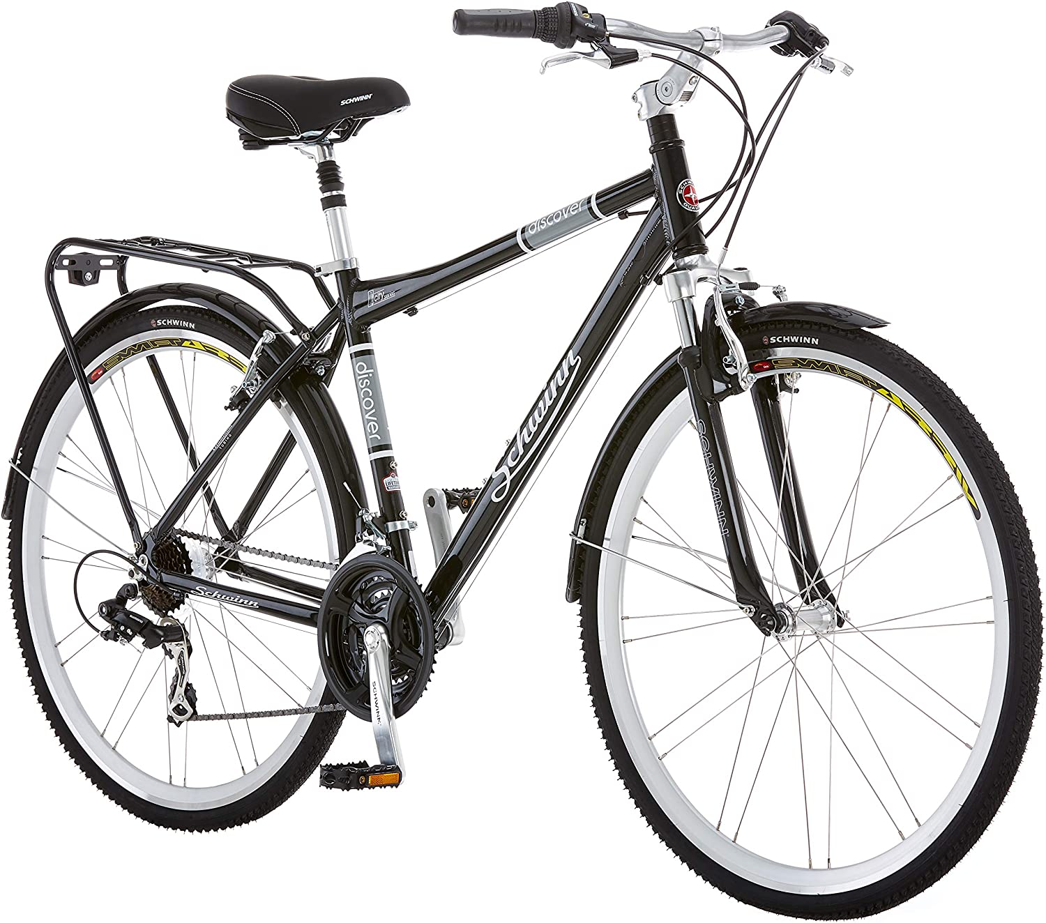 Schwinn Discover Hybrid Bike for Men and Women,