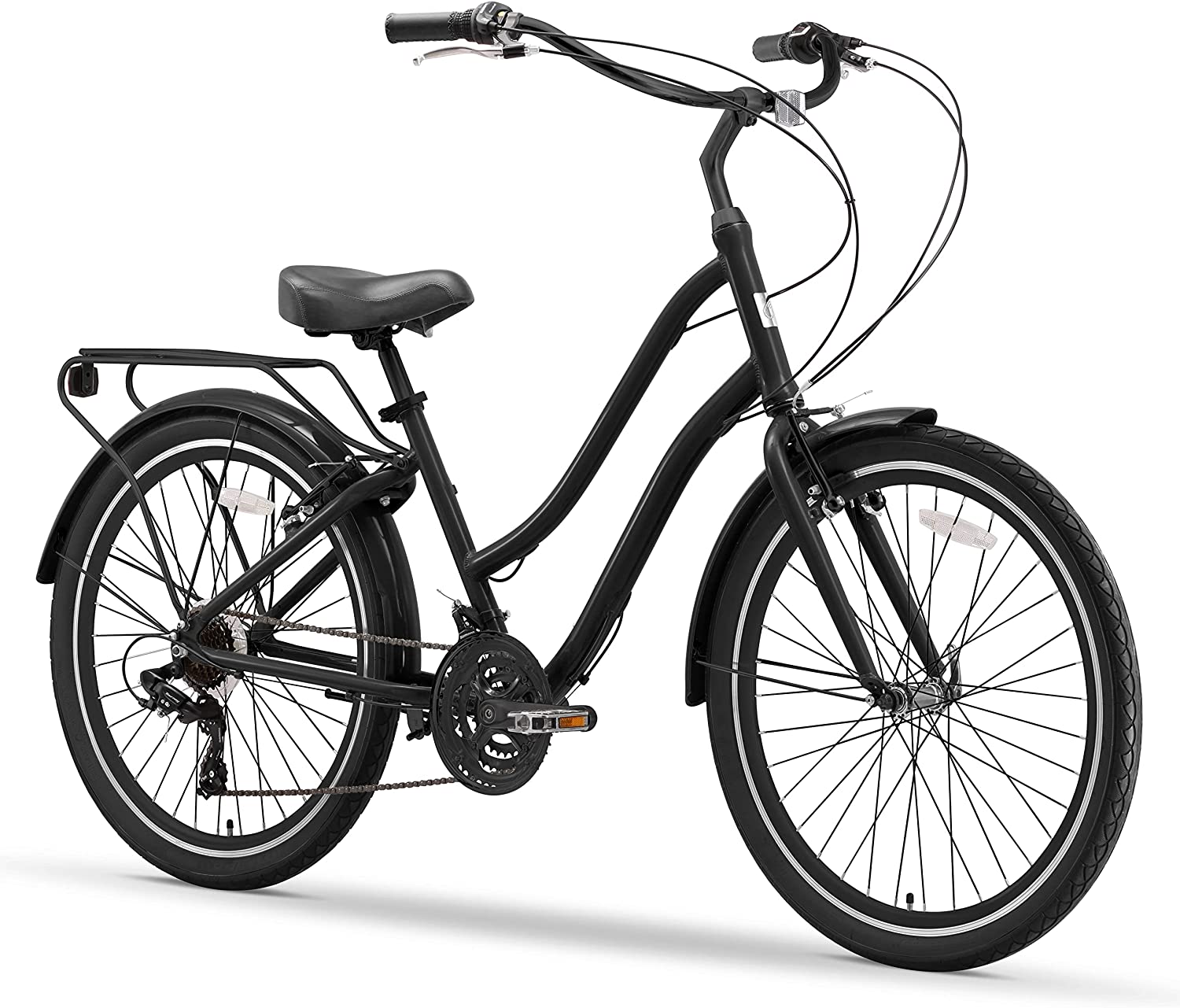 Sixthreezero Hybrid-Bicycles EVRYjourney Mens Hybrid Cruiser Bicycle 13721 Speed Bicycles 26 Wheels Multiple Colors