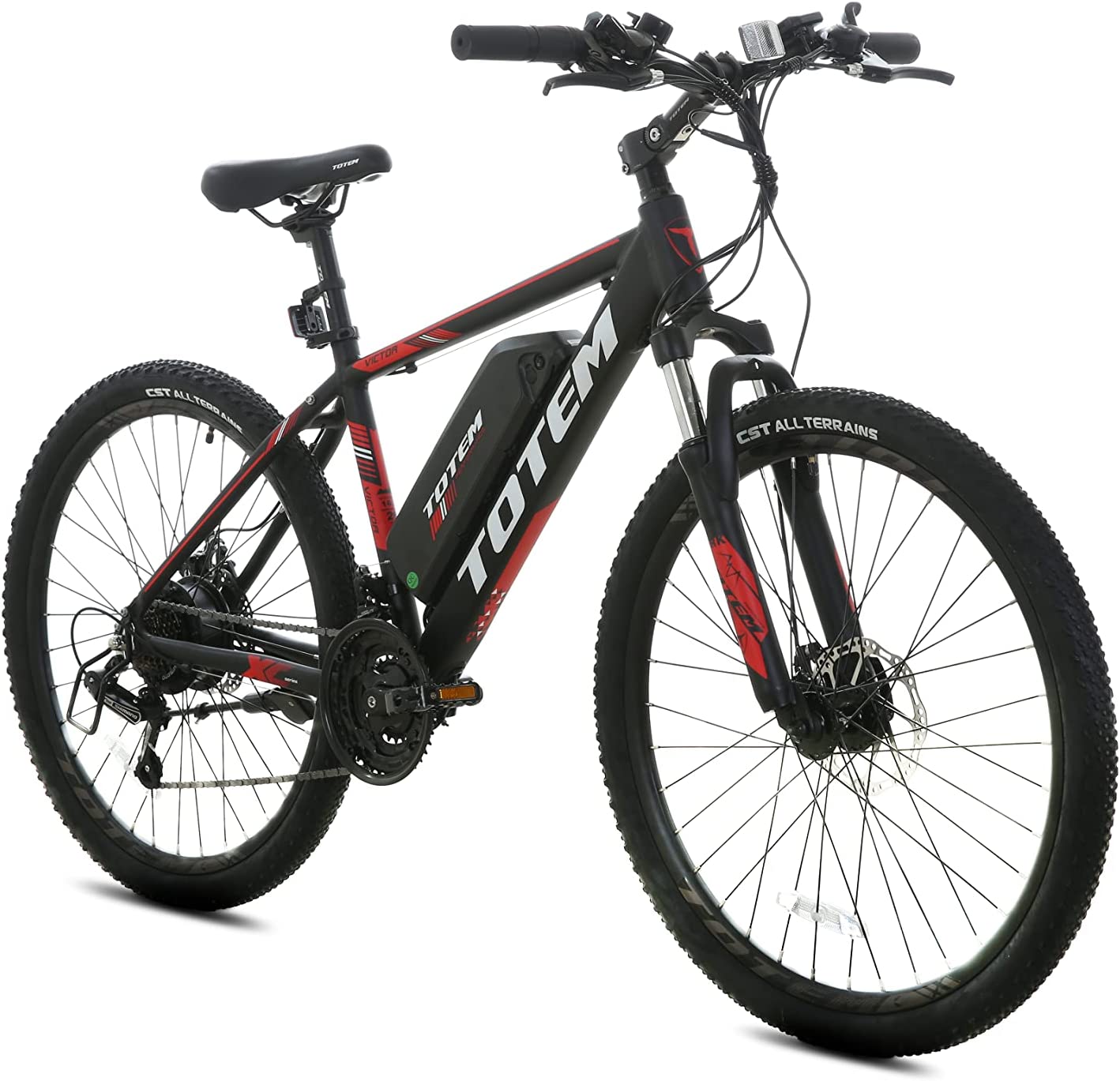 Totem Electric Bike for Adults 26”, Electric Mountain Bicycle