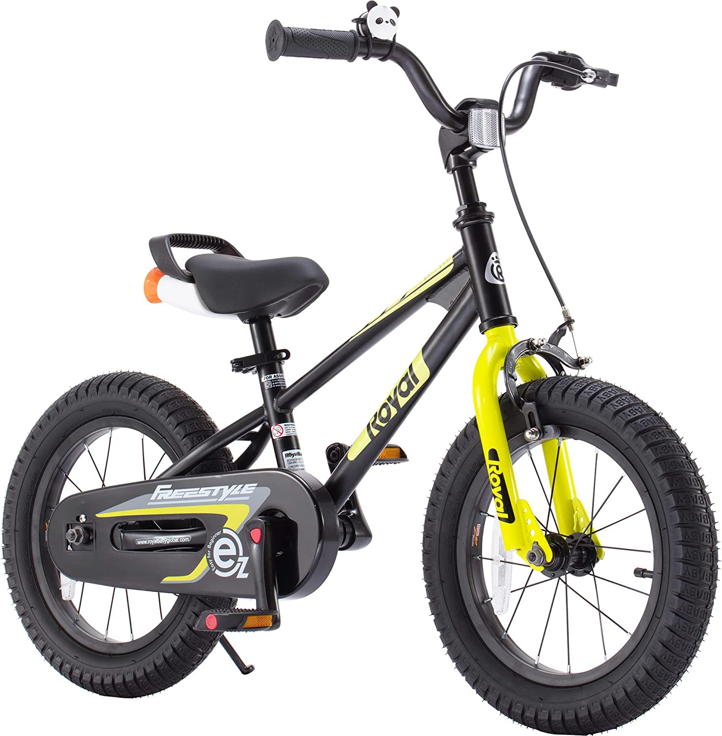 RoyalBaby EZ Kids Bike, Innovation 2-in-1 Balance to Pedal Beginners Learning Bicycle Boys Girls Ages 3-9 Years, 12 14 16 18 Inch Multiple Colors, No Training Wheel Needed